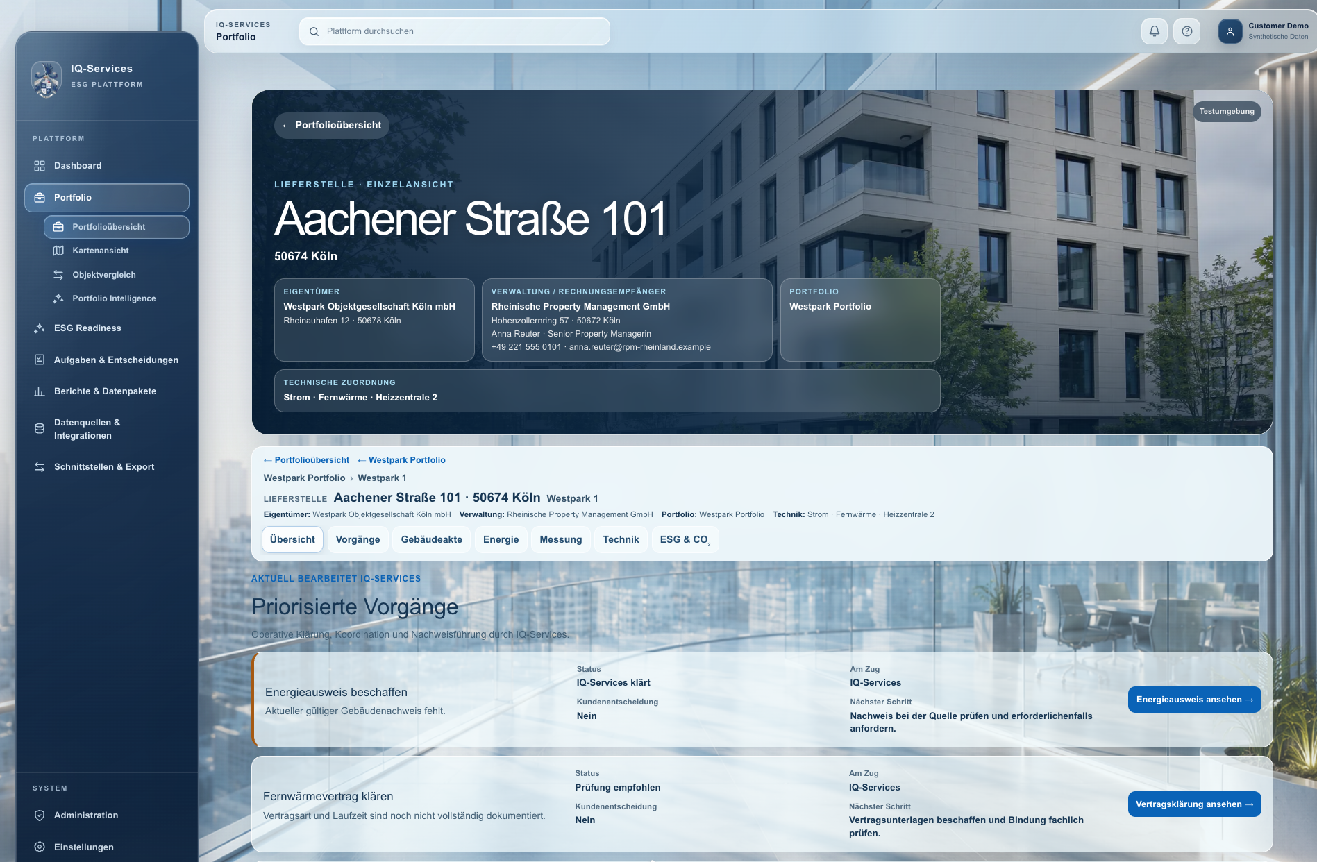 IQ-Portal Objektansicht